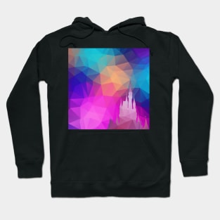 Geometric Magic Castle Silhouette Hoodie